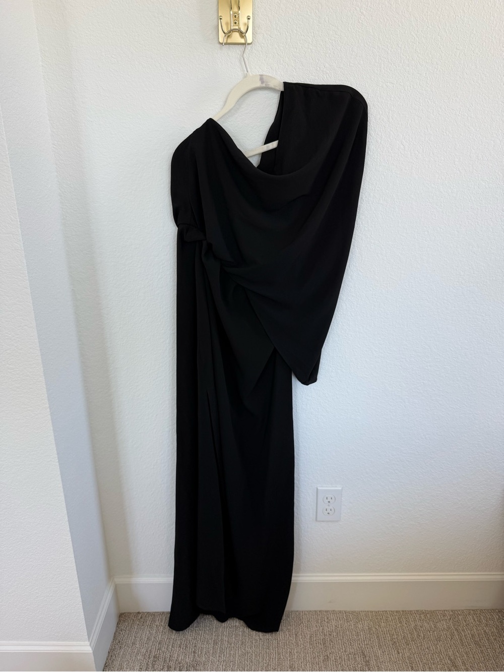 Vici one shoulder black cocktail dress